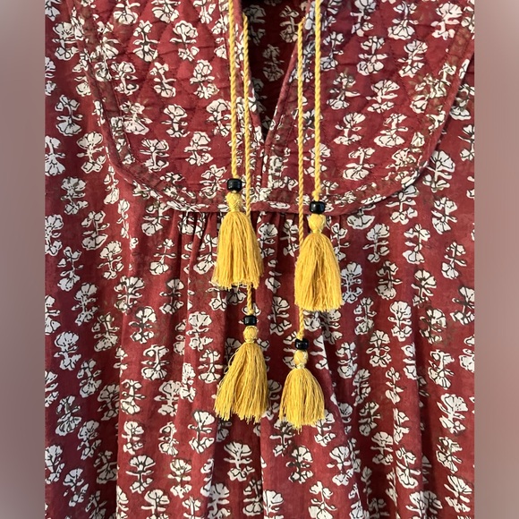 Doen Hamsa Top in Rust Block - Picture 4 of 8